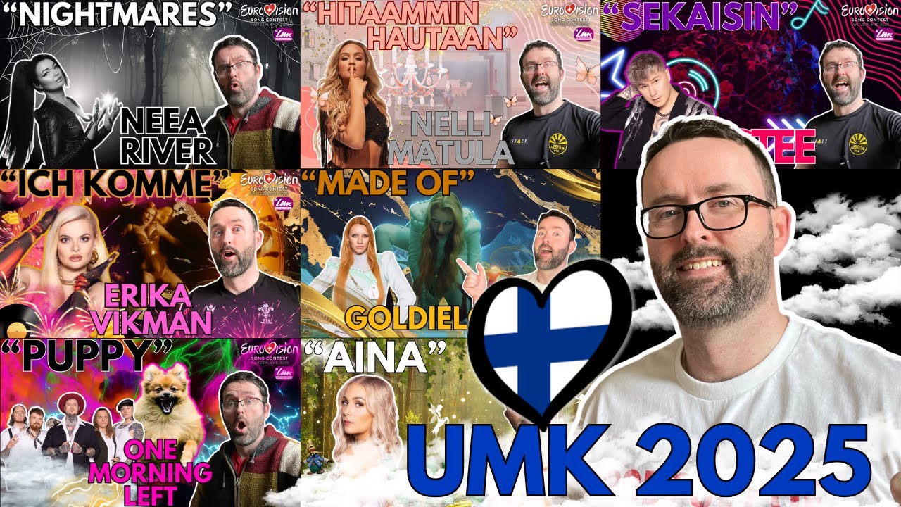 UMK🇫🇮 2025 REACTION All 7 songs | Finland🇫🇮 | Eurovision 2025