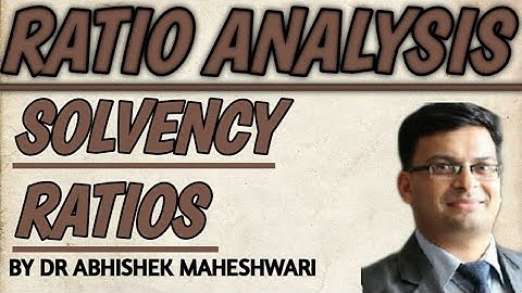 SOLVENCY RATIOS | Dr Abhishek Maheshwari