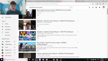 Algorithmic Boost Request, does it work?!