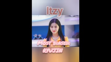 Most vs least biased members of some kpop groups #short #kpop #bts #blackpink  #itzy #txt #twice