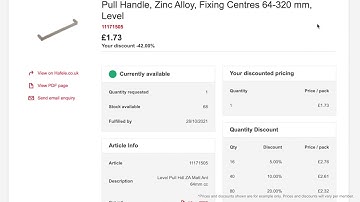 New My Häfele platform | Product Database