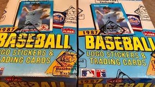 1987 FLEER BOX OPENING! (THROWBACK THURSDAY)