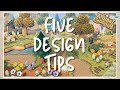 5 Design Tips to elevate your island | Animal Crossing New Horizons