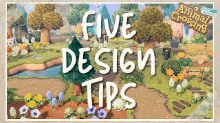 5 Design Tips to elevate your island | Animal Crossing New Horizons