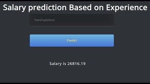 Salary Prediction Using Machine Learning Project