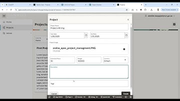 Project-Based Oracle APEX Training | Build a Project Management System Part 2.1