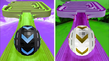 Rolling Ball Sky Escape 🆚 REVERSE gameplay Ball Colour Run walkthrough , iOS Android New Update