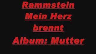 Rammstein Mein Herz brennt