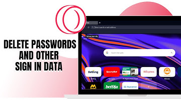 HOW TO DELETE PASSWORDS AND OTHER SIGN IN DATA ON  OPERA GX