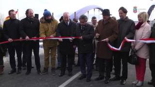 Inauguración del puente sobre el río Híjar en Reinosa