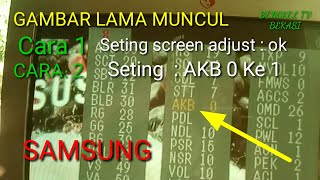 TV SAMSUNG ADA SUARA LAYAR GELAP.