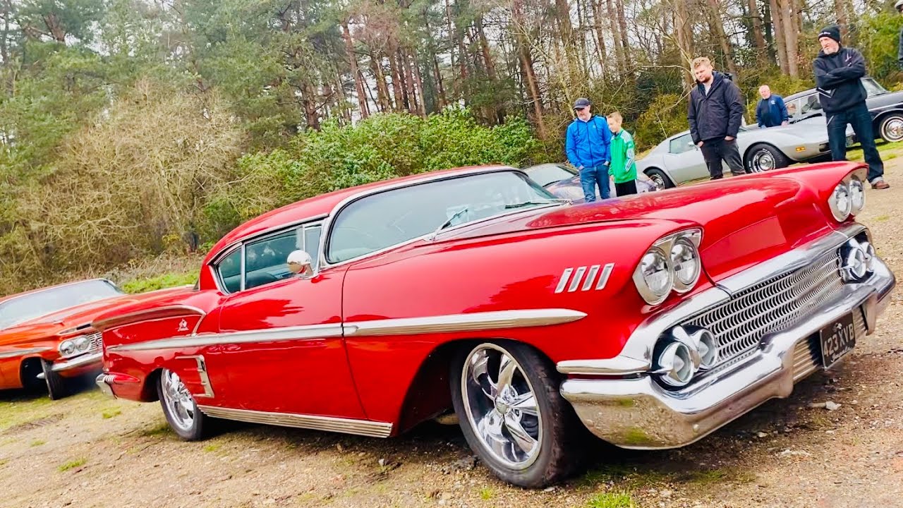 BAGSHOT BREAKFAST MEET Motorcycle from The Dark Side of YAMAHA & Great British & American Automobile