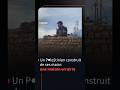 G●z● : un P●le$tinien construit sa maison brique par brique