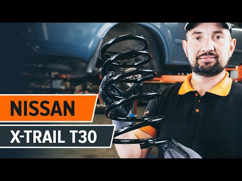 How to change rear springs on NISSAN X TRAIL T30 [TUTORIAL AUTODOC]