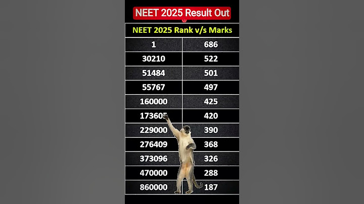 NEET Cut Off | NEET 2025 Expected Cut Off final | NEET 2025 Cut Off Marks #neet monkey 🐒
