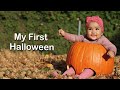 BABY FIRST HALLOWEEN  | Pumpkin carving lempies