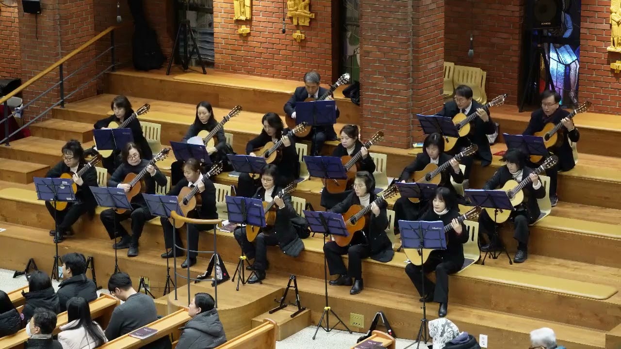 `내 마음에 드는 아들`...문정동성당 파밀리앙 `2026.01.10.(토).오후 6시 미사 영성체 후 묵상곡(박하얀 에우세비아 곡)