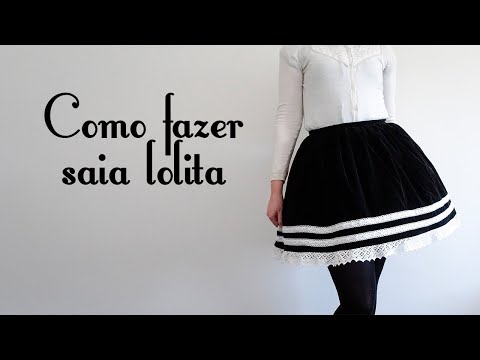Como fazer uma saia lolita