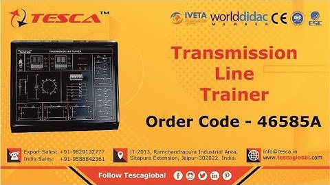 Transmission Line Trainer | Electrical Machine Lab | Tesca46585A