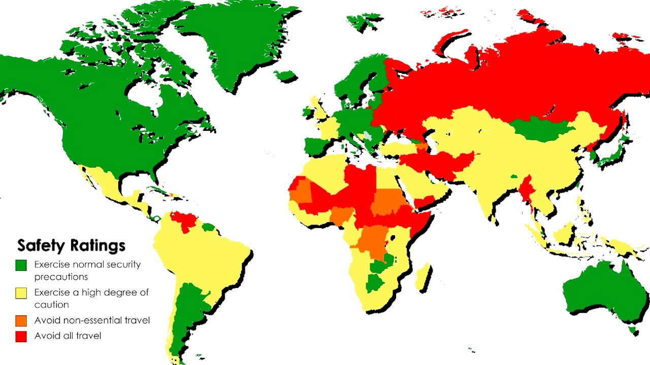 Where You Should NOT Travel… (according to this country)