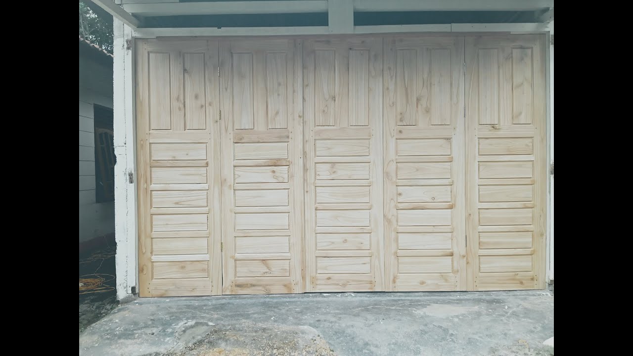  Cara  memasang  pintu  garasi lipat  YouTube