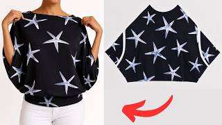 ✅ DIY Making ✂️🍁 Only $7?! This Blouse Looks Unreal 🔥