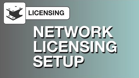 ADMIN #001 - Network License Setup