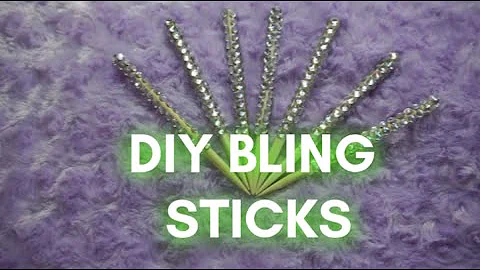 HOW TO: BLING STICKS FOR CANDY APPLES OR CAKES POPS | 1ST TIME