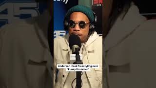Anderson .Paak  showing he's versatile 🎙 #andersonpaak #freestyle #hiphop #bars #funkydrummer