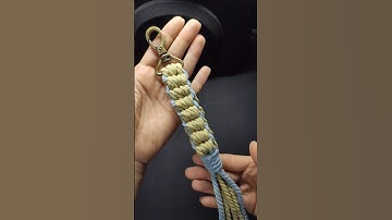 DIY Macrame Keychain Tutorial | Unique Knot Design #MacrameKeychain #DIYMacrame #CreativeDIY