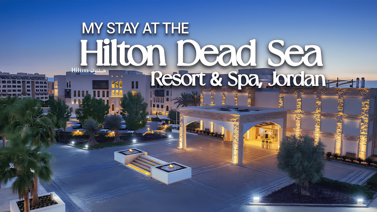 Лучший роскошный курорт на Мёртвом море в Иордании: Hilton Dead Sea Resort & Spa (полный тур + от...