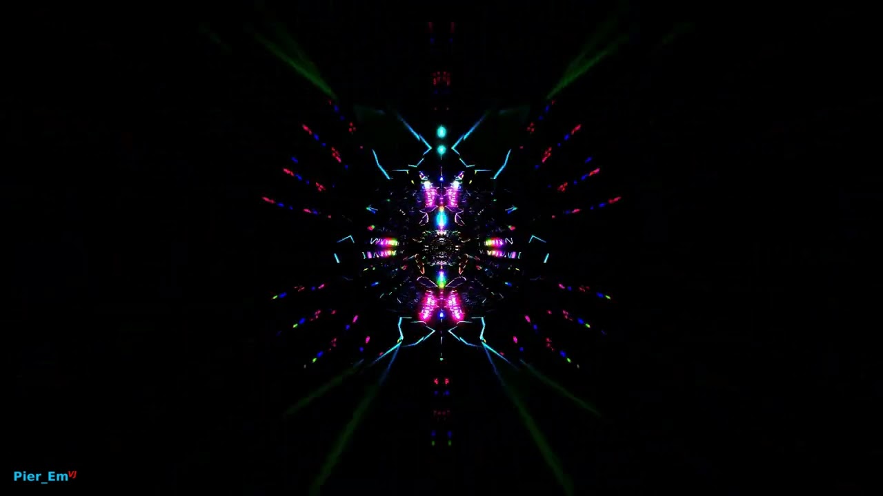 1H - 4K VJ LOOPS 2025 VSMR ASMR Visual - Tunnel -  ULTRA HD | VJ set | Pier_Em
