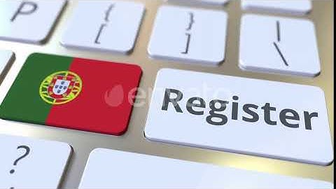 Register Text and Flag of Portugal on the Keyboard | Motion Graphics - Envato elements