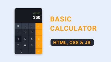 How to Build a Basic Calculator using HTML, CSS & JavaScript | Step-by-Step Tutorial