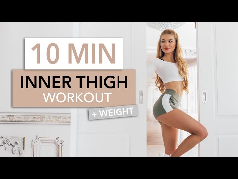 10 MIN INNER THIGH WORKOUT - tighten the inner part of your legs / Intense I Pamela Reif