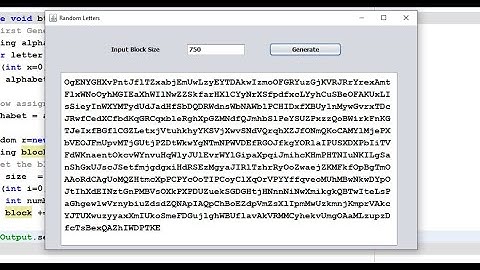 Generate Random Letters of Alphabet | Java
