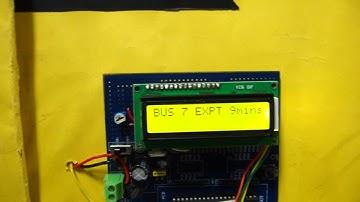 RFID Based Bus Stop Automation