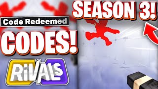🌟*SEASON 3* NEW UPDATE 20 &amp; SEASON 3 UPDATE CODES FOR RIVALS! ROBLOX ROBLOX RIVALS CODES