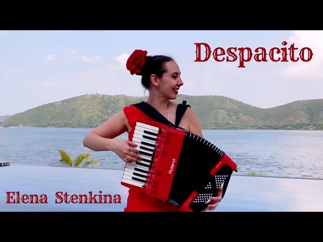 Despacito (ACCORDION COVER) - Latino Girl (ELENA STENKINA)