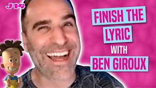 Nickelodeon Big Nate Star Ben Giroux Plays Finish The Lyric