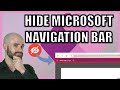 How to Hide the Microsoft Navigation Bar in Power Apps Canvas – Full Guide!