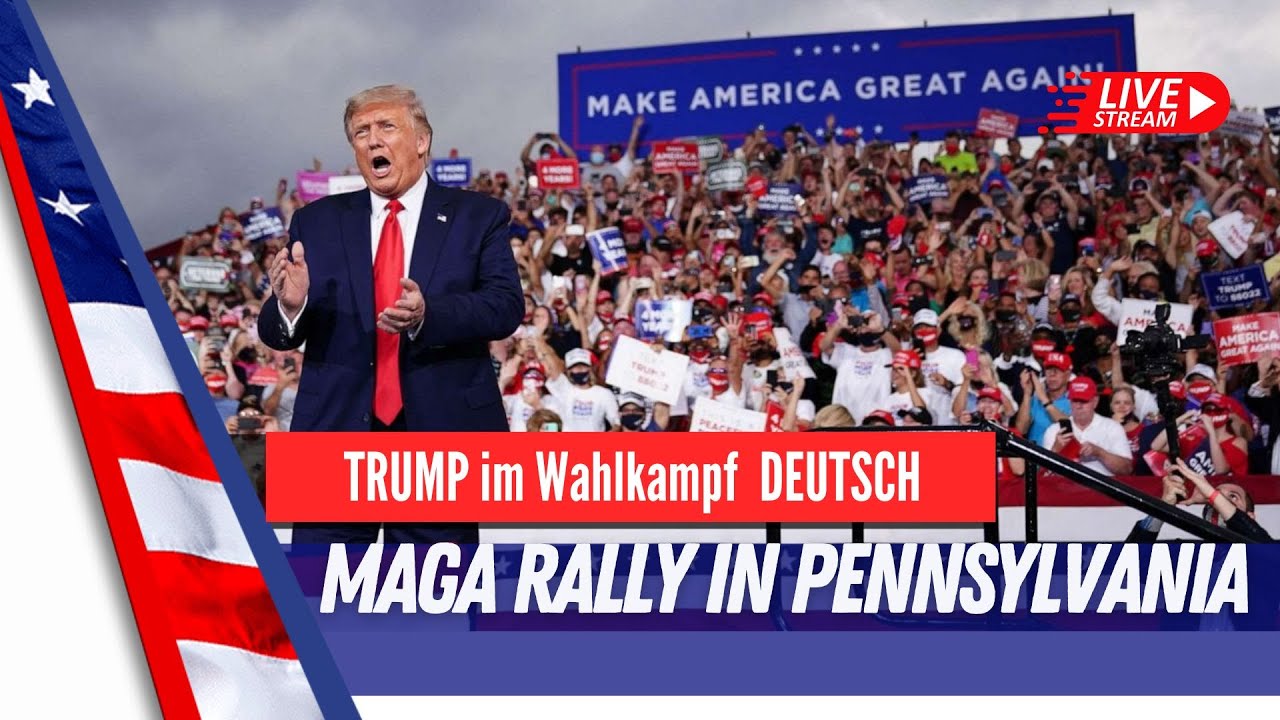 Maga Rally Line LIVE Trump MAGA Rally in Pennsylvania - YouTube