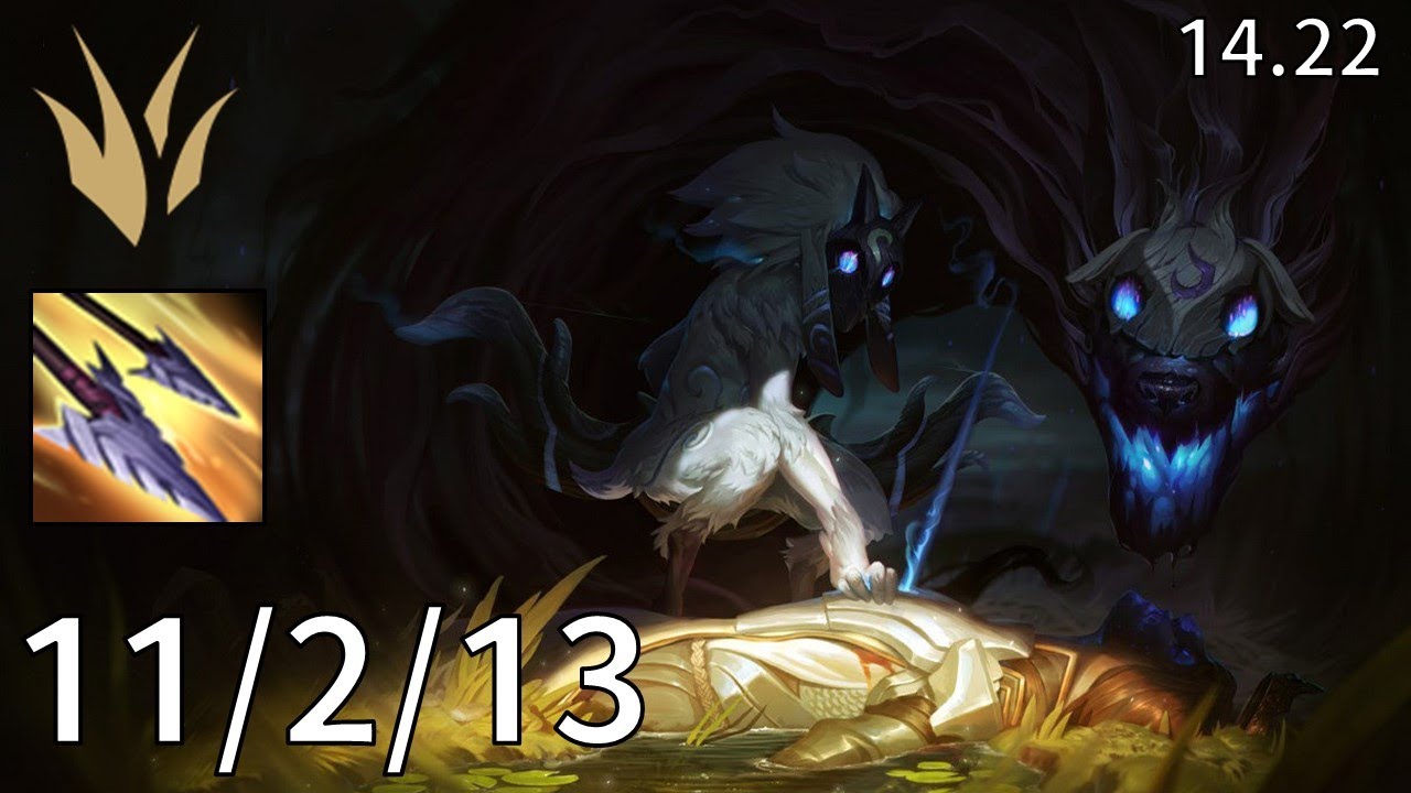 Kindred Jungle vs Nocturne - EUW diamond | Patch 14.22
