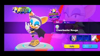 Sonic Rumble - Cheerleader Rouge Gameplay