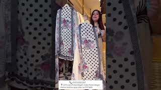 Digital Printed Crêpe Suit with Moti & Cutdana Work #fashion #shortsviral #onlineshopping