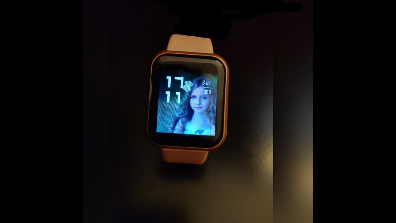 Como cambiar el fondo de pantalla a mi reloj y68 d20 fotografia - YouTube