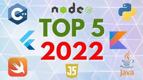 Top 5 Most Popular Programming Languages To Learn In 2022!