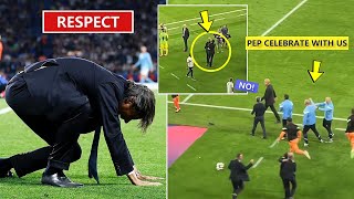 👏RESPECT! Pep Guardiola Rejects UCL Celebration & Goes Straight to Console Inter coach Inzaghi! Resimi