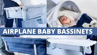 AIRPLANE BABY BASSINETS | HOW THEY WORK & HOW TO BOOK THEM | INTERNATIONAL TRAVEL DURING COVID 19