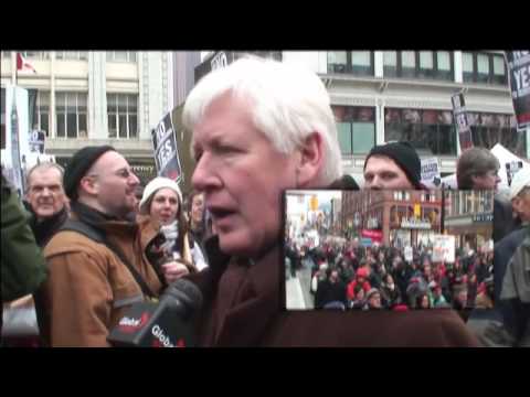 On January 23, 2010, Canadians in 64 cities both in Canada and internationally assembled to demonstrate their outrage at Prime Minister Stephen Harper after he cynically shut down parliament until March. Nearly 10000 protesters congregated at Dundas Square in Toronto to demand that the government get back to work under threat of being fired. I attended this historic event and the series of Prorogue Rally videos I produced show the magnitude of the event and reveal the political concerns for this threat to democracy that Canadians of all ages and ethnic backgrounds expressed. My photos, art and videos are now available from my website for use as royalty free stock for advertising, movies, or many other applications. ronzig@rogers.com View my Portfolio, References and Upcoming Shows www.ronzigsgallery.com If you have an event to record or need other photography or video services or would like to purchase a one of my works please contact me. Order Clips to insert in your movies in the format of your choice. Simple to use because I do all the work of formatting and editing to your specifications. Instructions for Ordering Video Clips: Select the clip you need from my YouTube site or Vimeo site and record the EXACT filename. You can order the complete file or select the section you need and only pay for what you order. Also, if there are titles or Picture In Picture or other features such as sound in the video, you can request that they be removed from your clip if you don't <b>...</b>